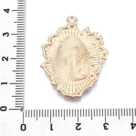 Medál - rögbi labda barna és halvány arany 33x25,5x2,5mm 