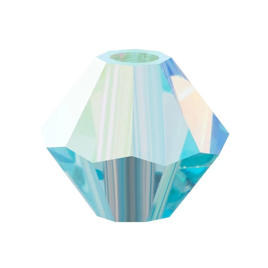 Preciosa Bicone - 6mm - Aquamarine AB 2x, 60000 20000