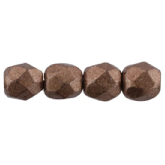 Csiszolt gyöngy - 2mm - Sueded Gold Ash Rose - 08A01