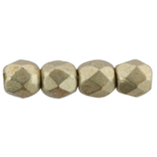 Csiszolt gyöngy - 2mm - Sueded Gold Cloud Dream - 08A05