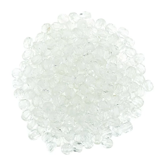 Csiszolt gyöngy - 2mm - Crystal - 00030
