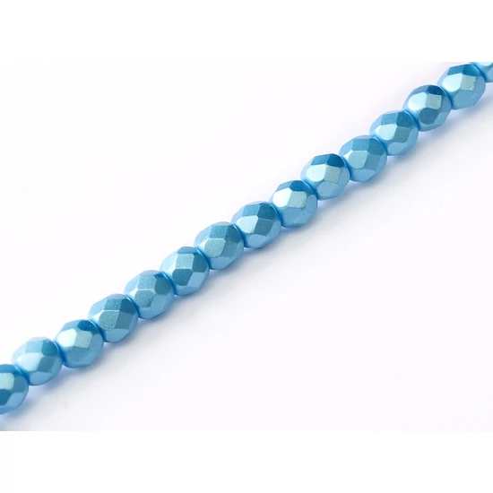 Csiszolt gyöngy - 2mm - Alabaster Pastel Turquoise - 25020