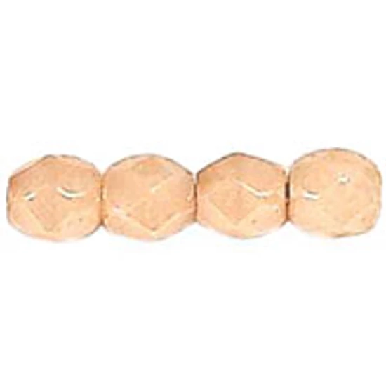 Csiszolt gyöngy - 3mm - Luster - Opaque Champagne - LC02010