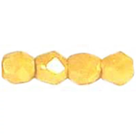 Cseh Csiszolt - 3mm  - Luster - Opaque Yellow - L83120a