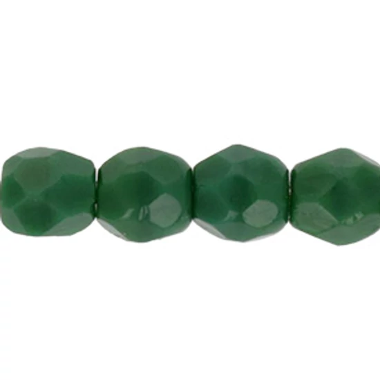 Cseh Csiszolt - 3mm - Dark Green - 53240