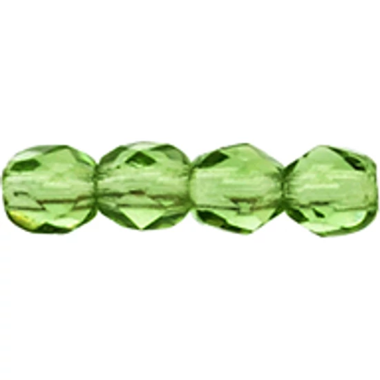Csiszolt gyöngy - 3mm - Prairie Green - 50310