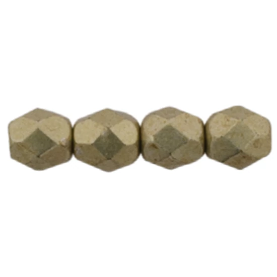 Csiszolt gyöngy - 4mm - Sueded Gold Cloud Dream - 08A05