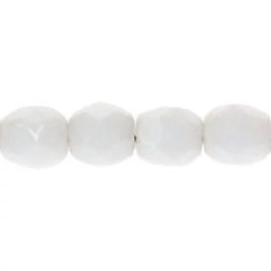 Csiszolt gyöngy - 4mm - Alabaster - 02010