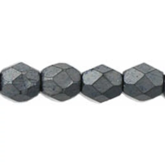 Cseh Csiszolt - 4mm - Matte - Hematite - 84400JT