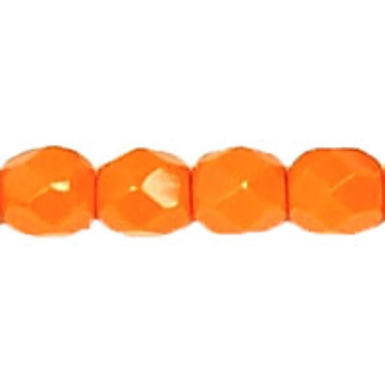 Cseh Csiszolt - 4mm  - Opaque Orange - 93120
