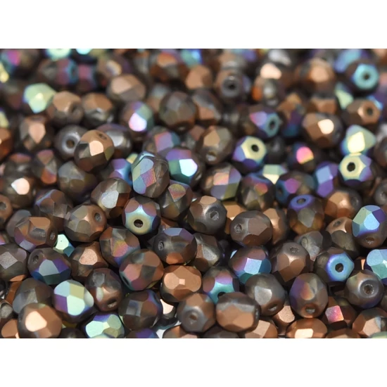 Cseh Csiszolt - 4mm - CRYSTAL ETCHED FULL VITRAIL - 98856