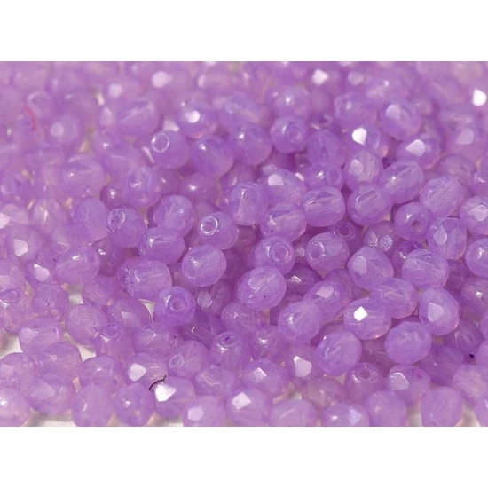 Cseh csiszolt üveggyöngy - 4mm - Crystal 20021