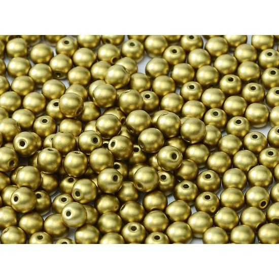 Préselt golyó - 4mm - ALABASTER METALLIC OLIVINE - 02010/29418