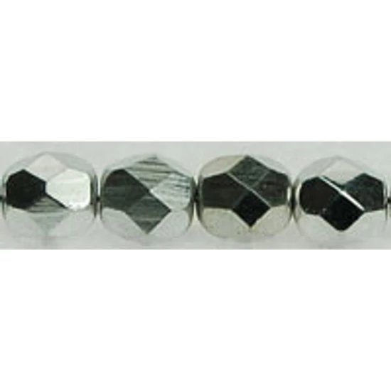 Csiszolt gyöngy - 6mm - Silver - 27000cr
