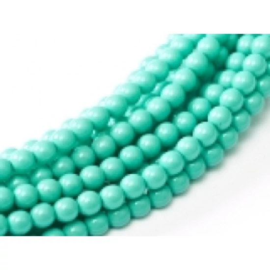 Préselt golyó - 6mm - TURQUOISE BLUE - 48655 (10db)