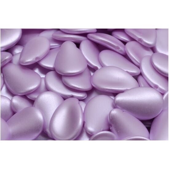 Préselt virágszirom gyöngy - 11x16mm - Pastel Purple - 25011