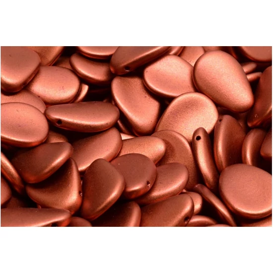 Préselt virágszirom gyöngy - 11x16mm - Copper - 01710