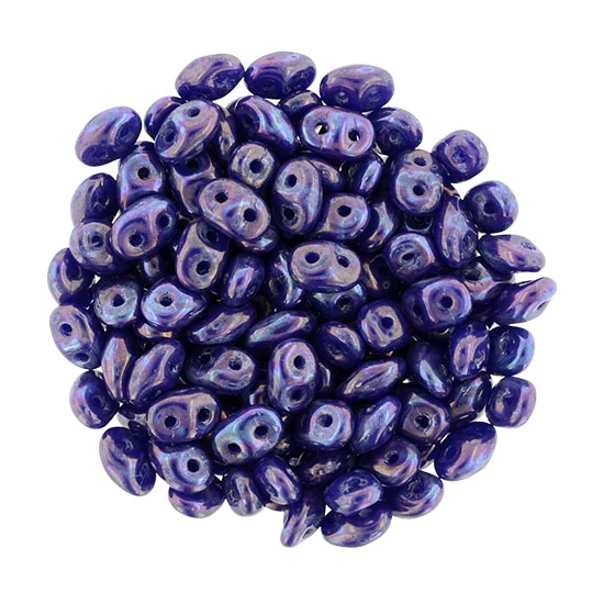 SuperDuo - 2,5x5mm - Nebula - Opaque Blue - S7C33050