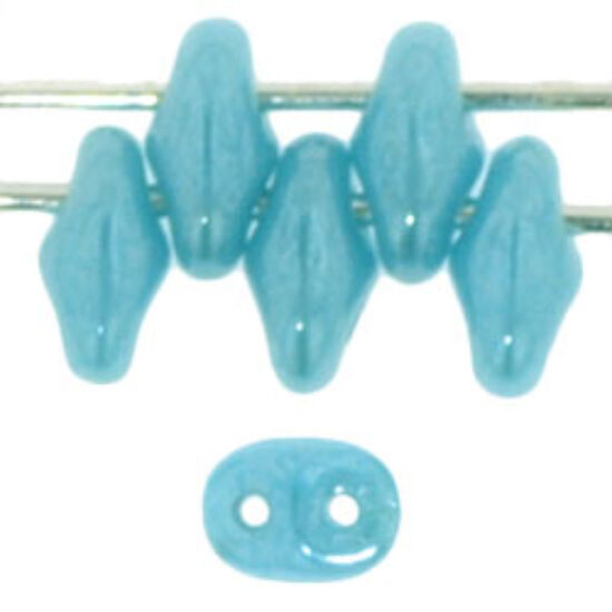 SuperDuo - 2,5x5mm - Luster - Blue Turquoise - L63130