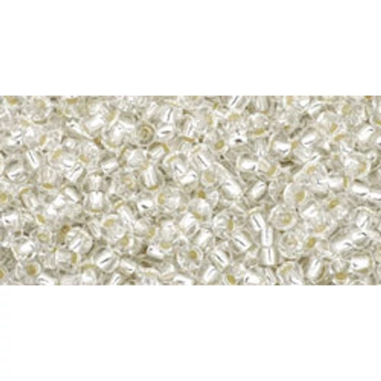 Toho kásagyöngy - 11/0 - Silver-Lined Crystal - 21
