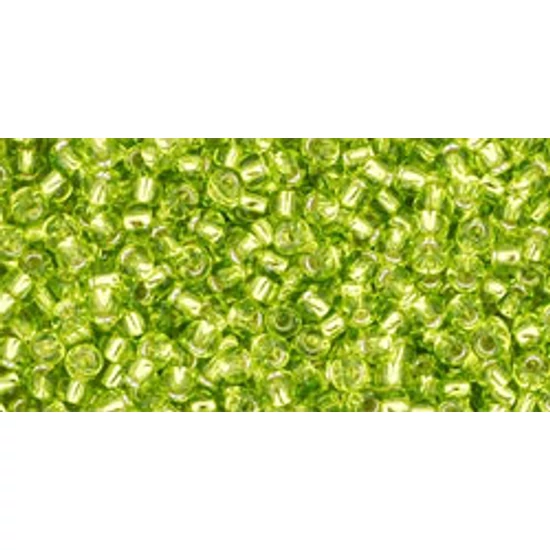 Toho kásagyöngy - 11/0 - Silver-Lined Lime Green - 24