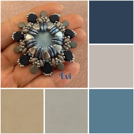 Egységcsomag - Androméda medál - Ice Blue