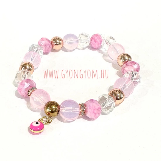 Egységcsomag pink protection karkötő rózsaszín