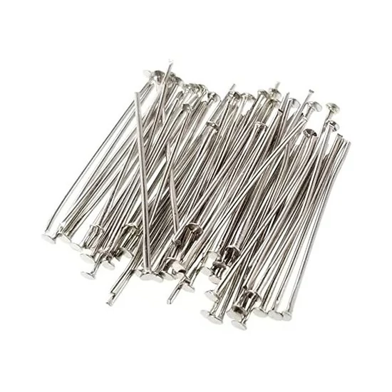 SZERELŐPÁLCA- 3.0CM- NIKKELMENTES, EZÜST, TALPAS