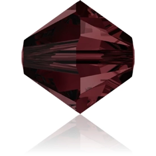 Swarovski Bicone - BURGUNDY - 4mm - 5328