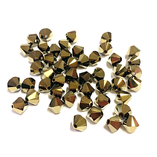Swarovski Bicone - Crystal Dorado 2x - 4mm - 5328