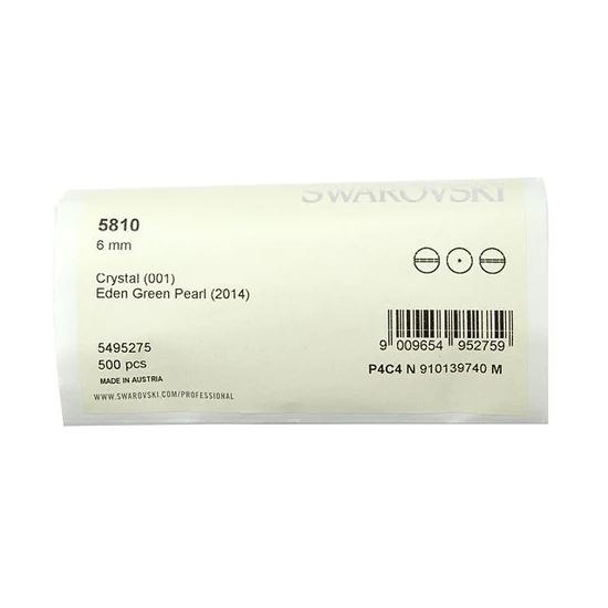 Swarovski Pearl - 6,0 - CRYSTAL EDEN GREEN PEARL - 5810