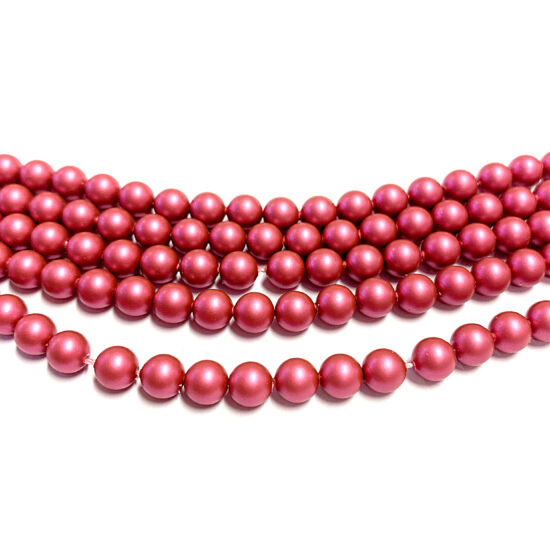 Swarovski pearl - 6mm - Crystal Mulberry Pink Pearl - 5810