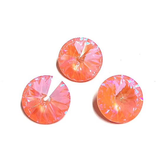Swarovski Rivoli - 1122 - 12,0 MM - Crystal Orange Glow DeLite