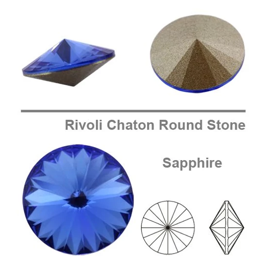 Swarovski - 18mm - Sapphire - F