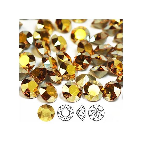 Swarovski Chaton - Metallic Sunshine - F - 8mm - 1088 
