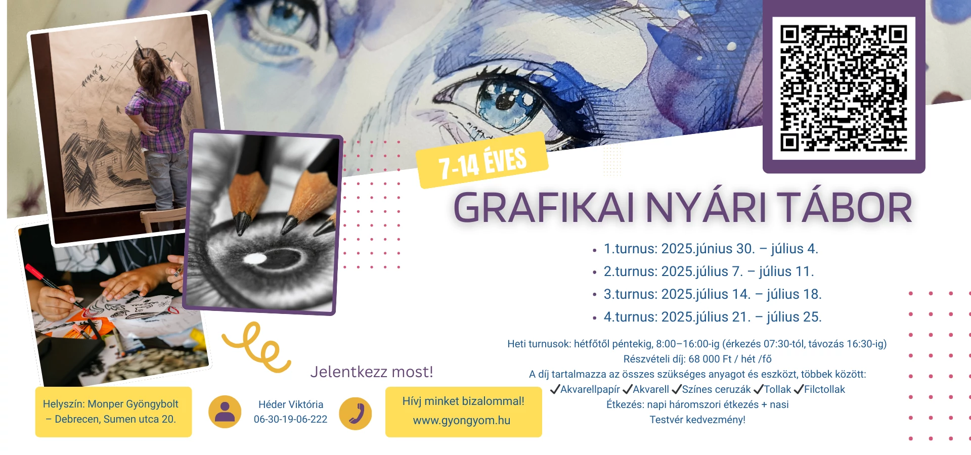 Mesék Világa –  Grafikai Nyári Tábor a Monper Gyöngyboltban!